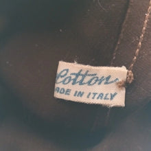 Load image into Gallery viewer, Vintage Brown Italian Cotton Dress Gloves 12" Opera Length Made in Italy