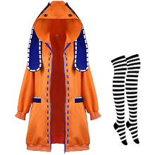 Load image into Gallery viewer, Han shan Runa Yomozuki Cosplay Costume Orange with with Ears Twin XS