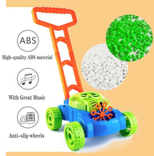 Load image into Gallery viewer, Automatic Bubble Mower Outdoor Toddler Toys for Backyard with Music, Baby Walker