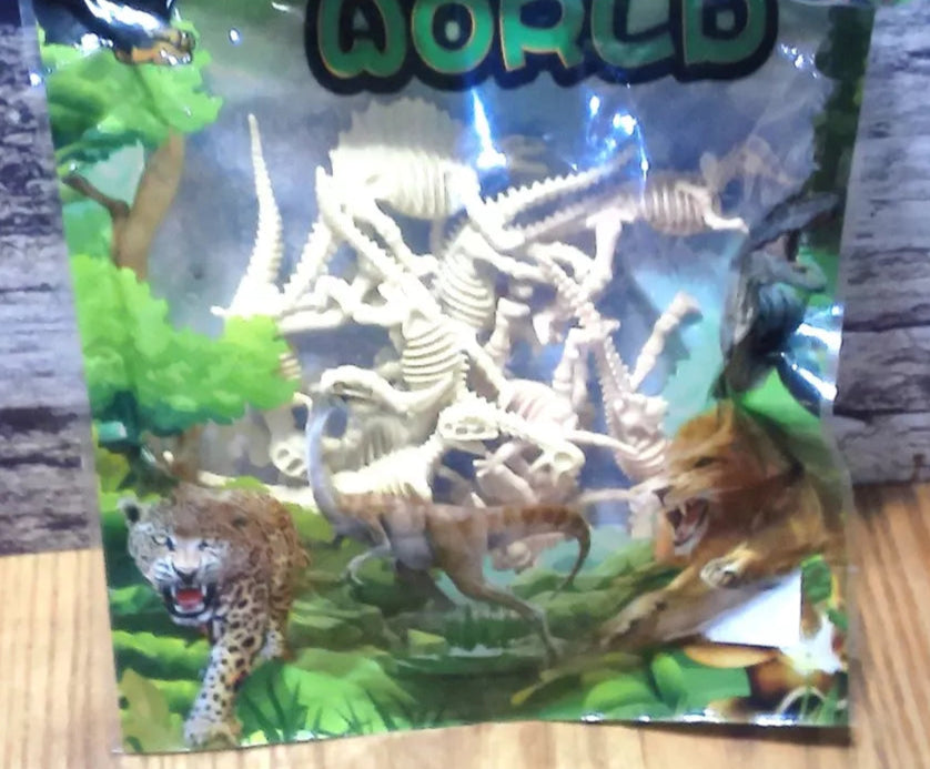 Archaeological Toy Dinosaur Skeleton 12pcs