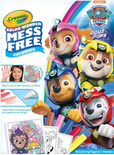 Load image into Gallery viewer, Crayola Color Wonder Paw Patrol Aqua Pups Coloring 18 Pages 5 Mess Free Markers