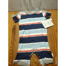 Load image into Gallery viewer, Burt's Bees Baby® Baby Boys 2pk Romper Set 3 Month Llamas & Stripes
