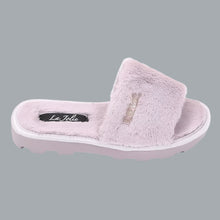 Load image into Gallery viewer, Faux Fur Slide Sandal Unisex Slippers House Shoes Indoor Outdoor Brown Size 11