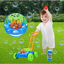 Load image into Gallery viewer, Automatic Bubble Mower Outdoor Toddler Toys for Backyard with Music, Baby Walker