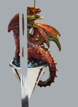 Load image into Gallery viewer, Diamond Dragon 2019 Gothic Holiday Christmas Ornament