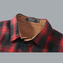Load image into Gallery viewer, Flannel Shirts Long Sleeve Button Down Shirt Lightweight Plaid Brushed Casual 3X