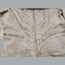 Load image into Gallery viewer, J2 Womens Quilted Dyed Bomber Jacket, Brown Medium Vegan Leather Medium