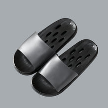 Load image into Gallery viewer, Shower Shoes Unisex Quick Drying Non-Slip Slides Drain Holes Slippers Black 5