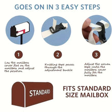 Load image into Gallery viewer, 1pc, Happy Halloween Mailbox Cover Standard Size Letter Post Box Mailwrap