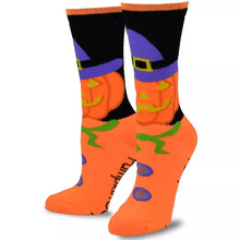 Load image into Gallery viewer, Fun Novelty Halloween Party Socks Crew Lowcut Knee High 9-11 Multipair