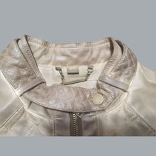 Load image into Gallery viewer, J2 Womens Quilted Dyed Bomber Jacket, Brown Medium Vegan Leather Medium