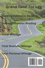 Load image into Gallery viewer, Mileage LogBook: 2000 Trips Mileage Log Journal For Business And Personal Taxes