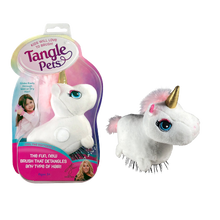 Load image into Gallery viewer, Tangle Pets SPARKLES THE UNICORN- The Detangling Brush in a Plush