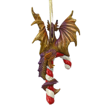 Load image into Gallery viewer, Design Toscano Cane and ABEL The Dragon 2017 Ornament