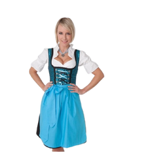 Load image into Gallery viewer, 3 Pcs German Waitress Dirndl Oktoberfest Dress 46 Women's cosplay