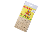 Load image into Gallery viewer, Natural Wood Knight 3D Wooden STEM Learning Coloring and Painting Model