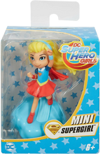 Load image into Gallery viewer, 2 DC Super Hero Girls Mini SUPERGIRL Mini Figurines NEW!!