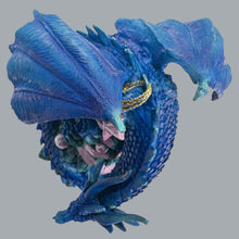 Load image into Gallery viewer, Blue Dragon on Christmas Tree Ornament