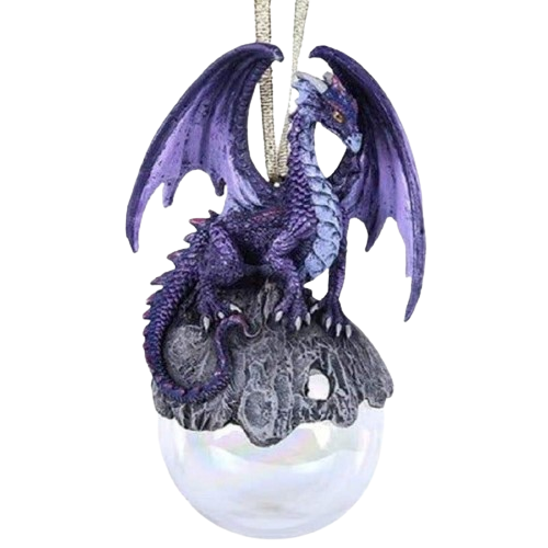 Checkmate Dragon Ornament Ball by Ruth Thompson Christmas Tree Decoration