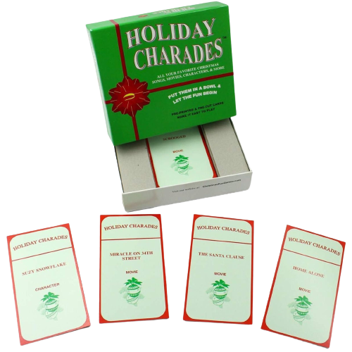 Holiday Charades A Classic Game is The Perfect Addition to Your Holiday Games.
