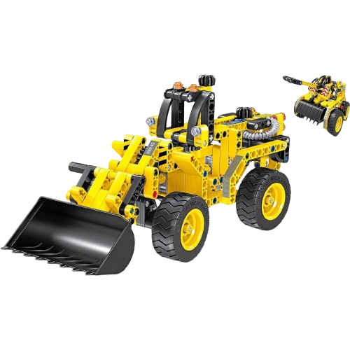 Construction Trucks Interlocking Building Blocks (Front Loader) 6-16