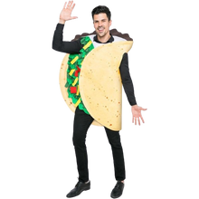 Load image into Gallery viewer, Taco Costume Unisex Adult Deluxe Set for Cosplay Dress Up Party XL
