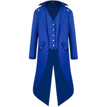 Load image into Gallery viewer, Gothic Tailcoat Victorian Costume Jacket Renaissance Pirate Vampire Frock Coat L
