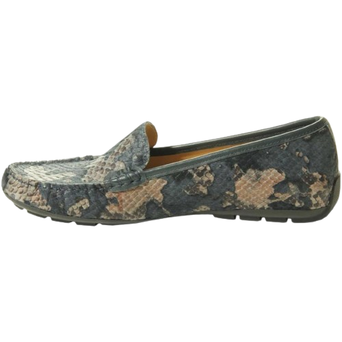 VANELi Albion Blue Kepri Hairy Calf/Navy Nappa 11 W (D) Moccasin