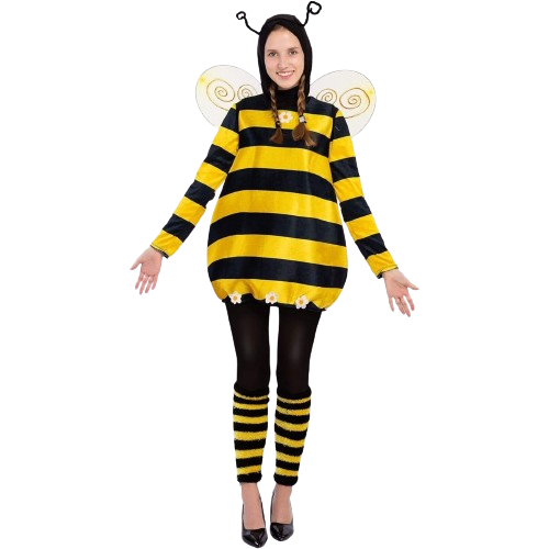 Adult Unisex Bee Yellow Costume Bee Accs Garden Bumble Bee Dress up Party