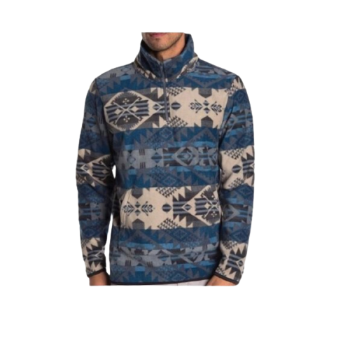 Arizona Polar Half Zip Pullover sweater made from 100% recycled polyester Large