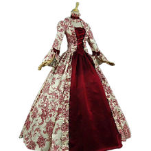 Load image into Gallery viewer, Flare Sleeve Victorian Party Formal Gown Renaissance Gothic Floral Sm
