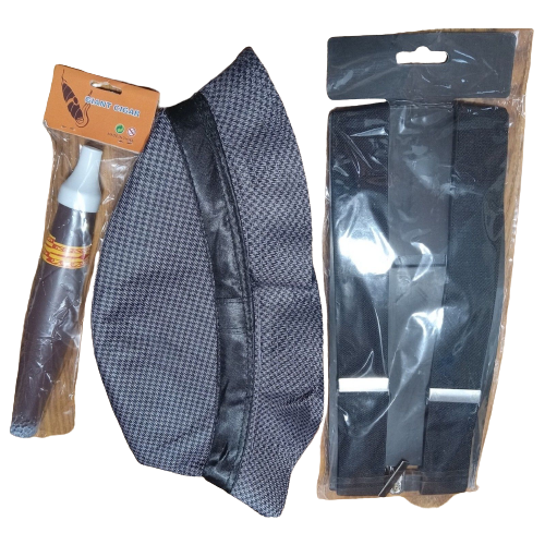 Roaring 1920s Great Gatsby 3 Piece Accs Set Retro Panama Newsboy Bum Costume