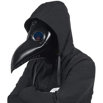 Steampunk Plague Doctor Mask  PU Leather Halloween Costume Accessory for Parties