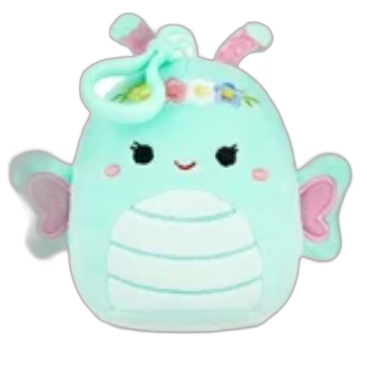 Squishmallows 3.5" Easter Clip On Reina the Butterfly