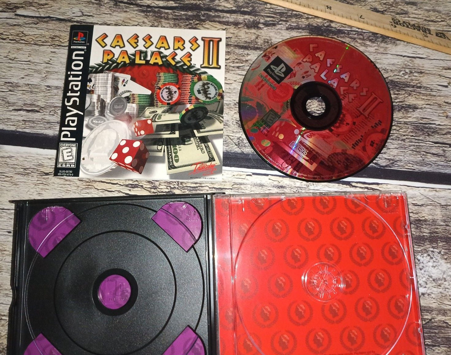 Caesars Palace II 2 (Sony Playstation 1) PS1 Complete w/ Manual CIB
