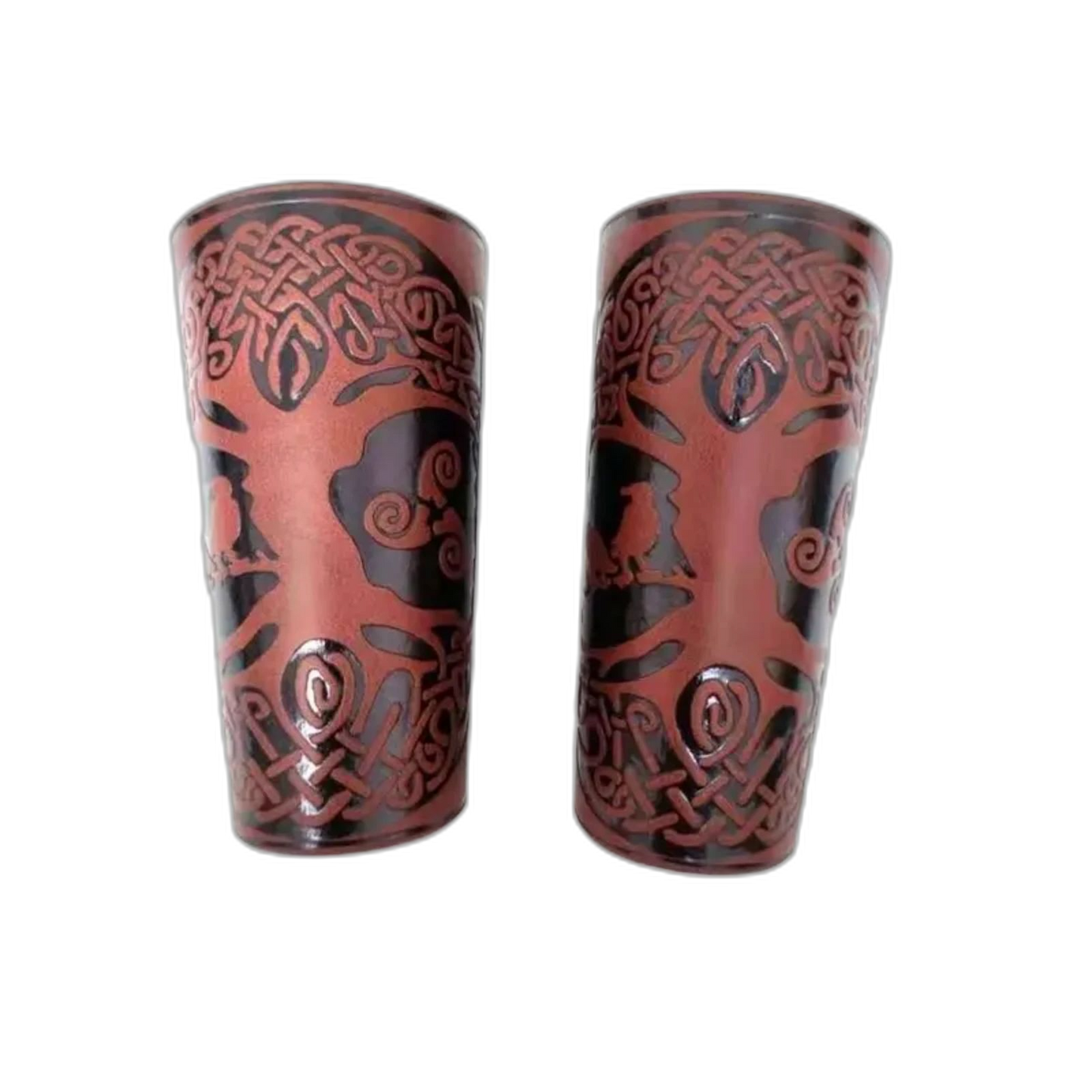 Pair of Viking Series Wrist Guard Vintage Medieval Punk Bracelet Tree Of Life