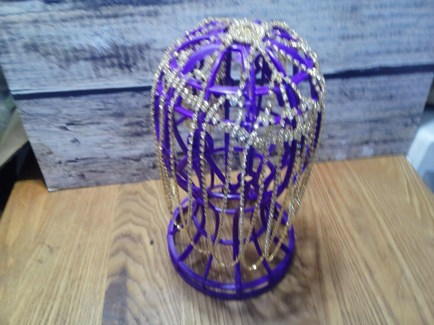 Tassel Rhinestone Cap Headpiece Flapper Golden & Crystal Head Chain Jewelry