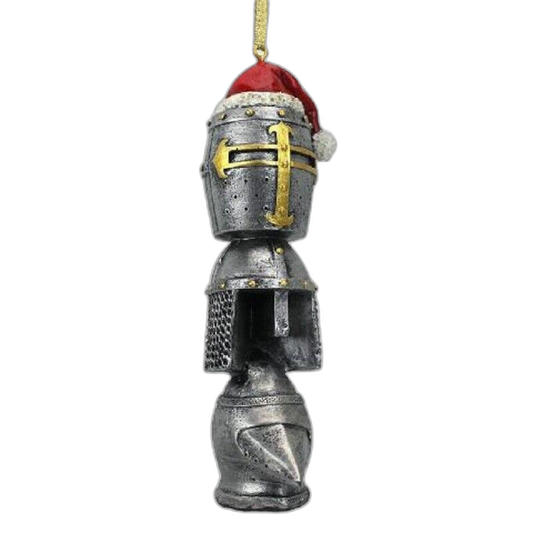 Medieval Helms Totem Holiday Ornament 1½"Wx2"Dx5"H