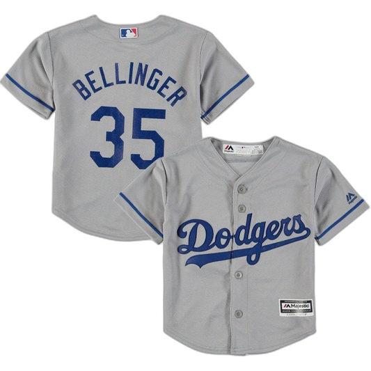 Cody Bellinger Los Angeles Dodgers Gray Youth Lg14-16 Cool Base Replica Jersey
