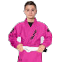 Load image into Gallery viewer, Kids&#39; Essential Pink Brazilian Jiu Jitsu BJJ Gi COO &amp; White Belt
