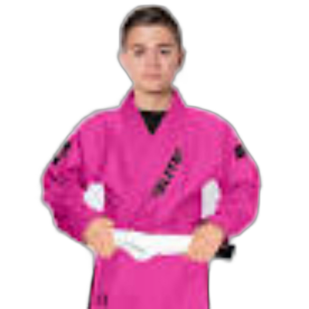 Kids' Essential Pink Brazilian Jiu Jitsu BJJ Gi COO & White Belt