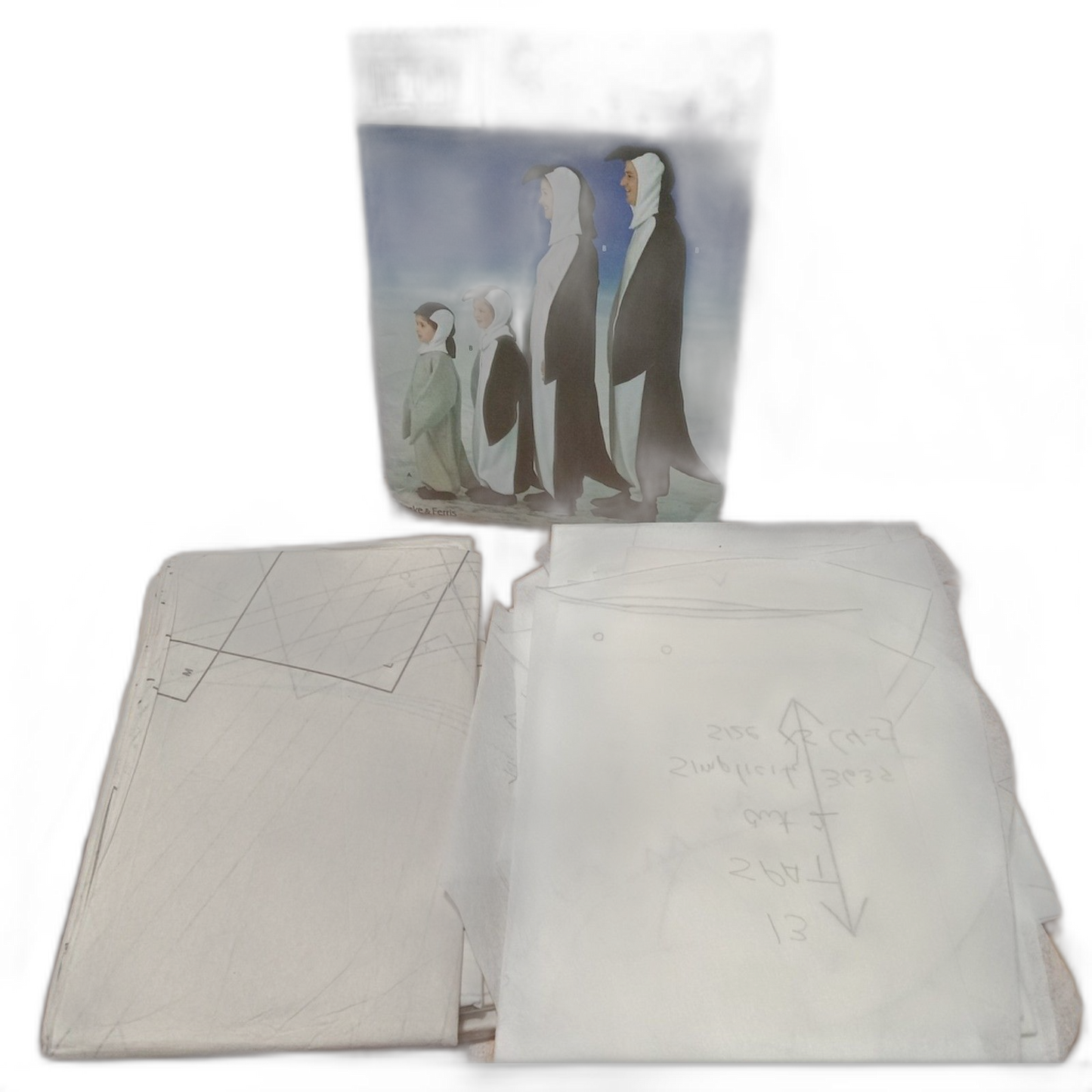 Simplicity 3639 Penguin Family Costume Patterns Child Teen Adult Size