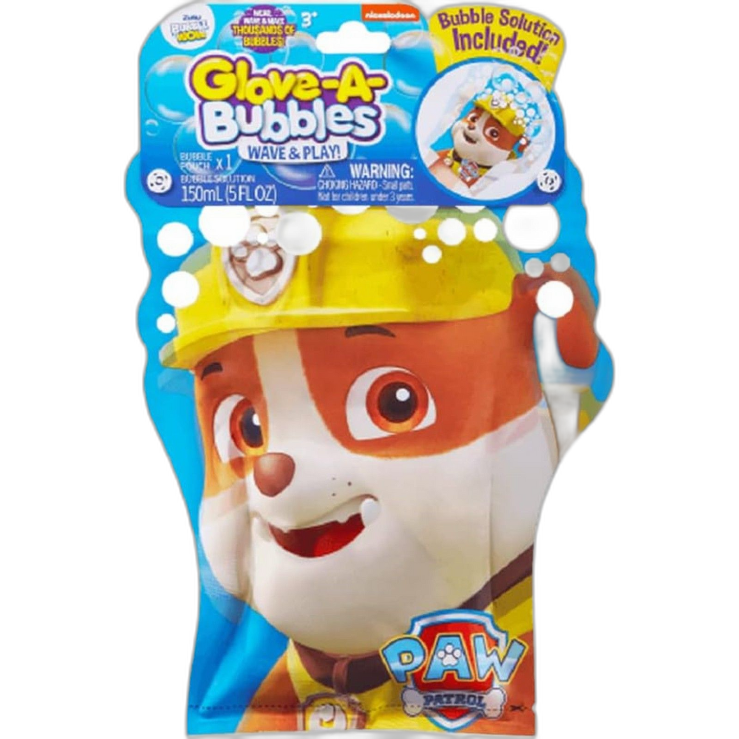 ZURU Bubble Wow Paw Patrol Wow Glove-A-Bubbles Wave & Play