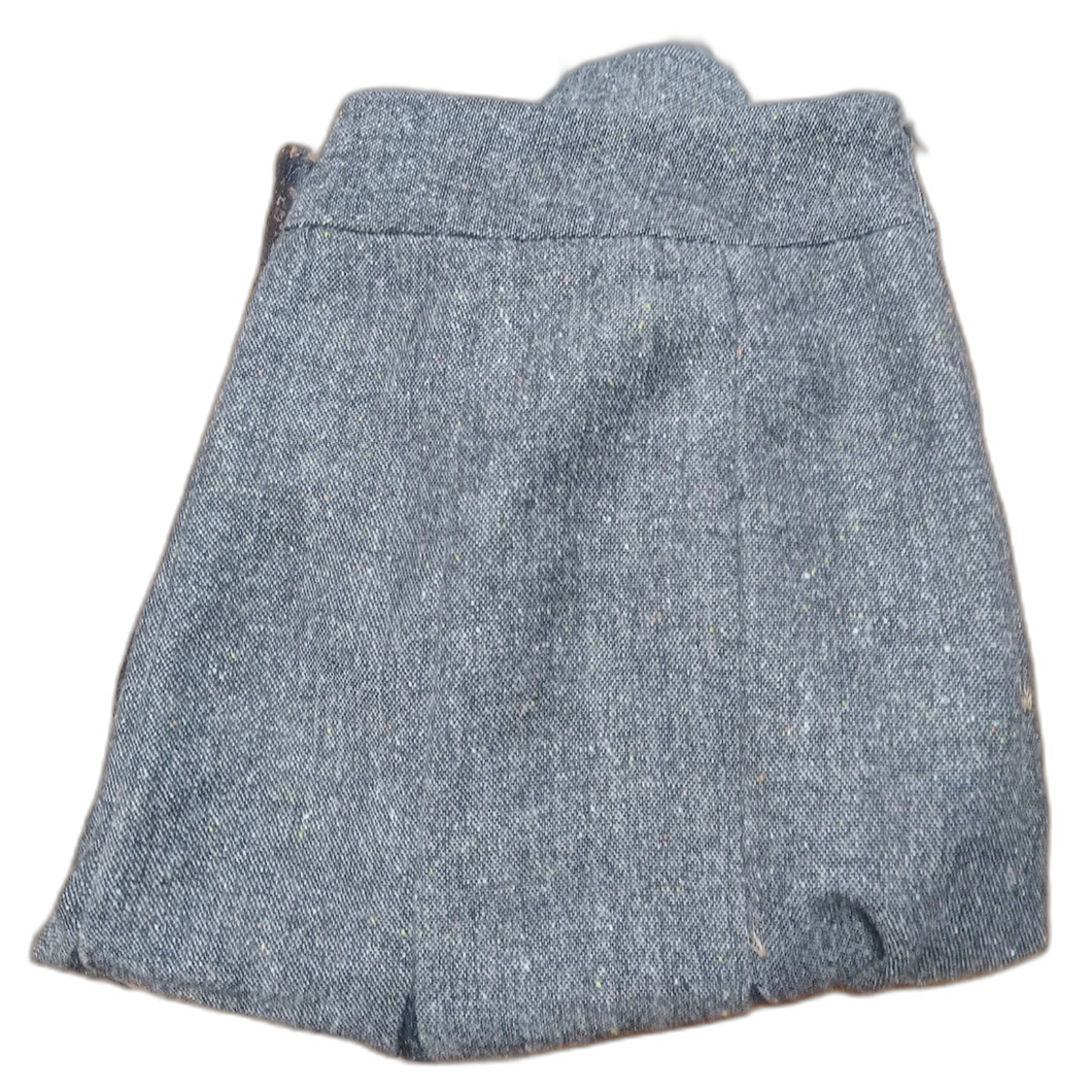 Worthington Skirt with Lace Inserts Size 8 Heather Gray