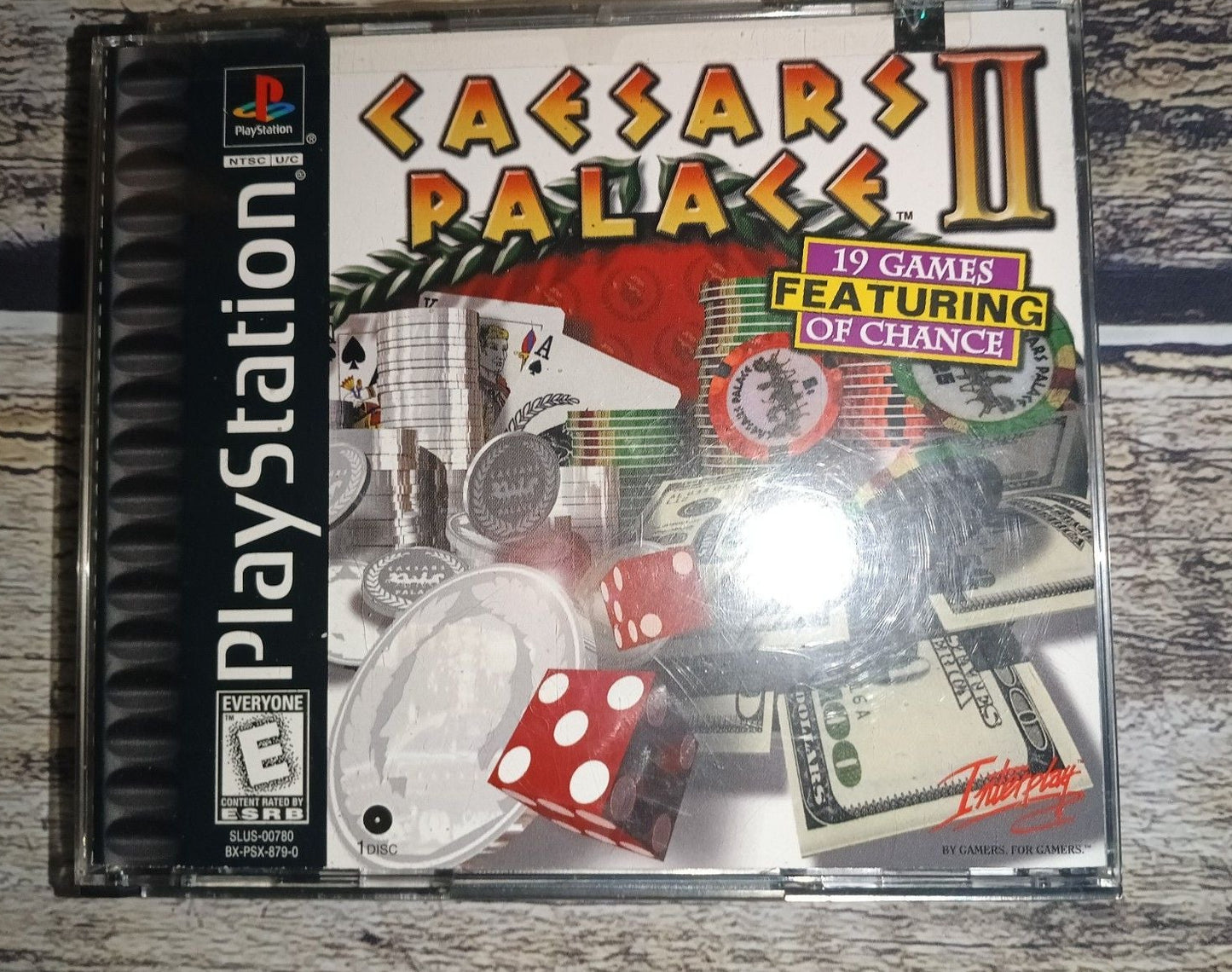 Caesars Palace II 2 (Sony Playstation 1) PS1 Complete w/ Manual CIB