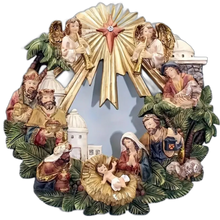 Load image into Gallery viewer, 5D Diamond Painting Kit Religious Wreath Design Round Acrylic Diamonds Frameless
