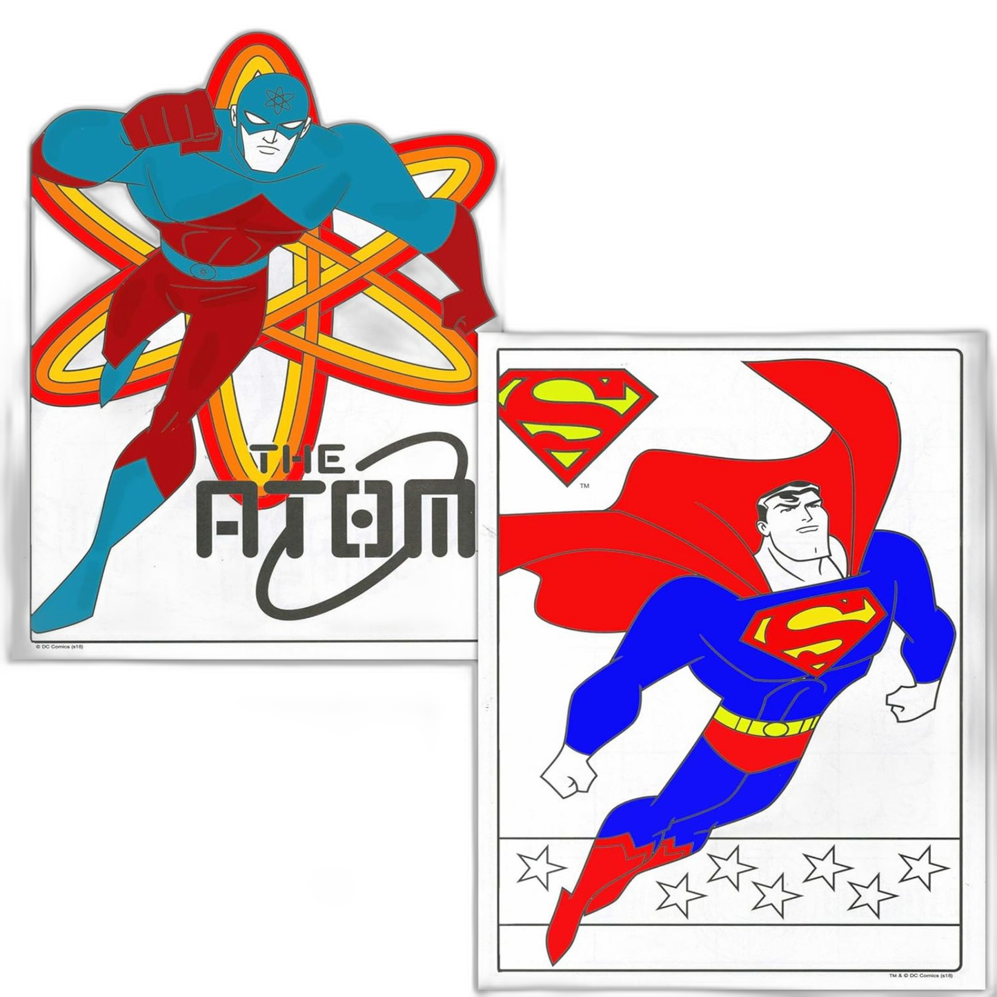 Superhero Coloring Book Assortment 4-8 15 Books (Bundle Includes Stickers)