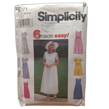 Load image into Gallery viewer, Simplicity Sewing Pattern Maxi Twirl Modest Dress 8071 Women P 12 14 16 UNCUT
