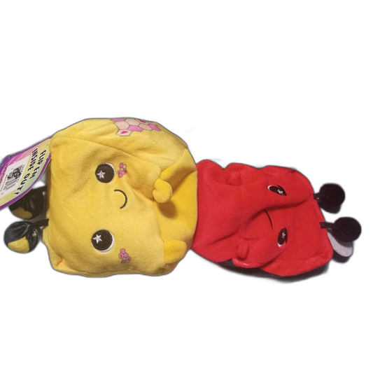 HEX the Bee Flip'em Inside Out addition to the Moosh Moosh collection of plush