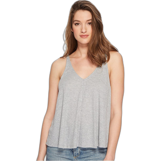 Free People Dani Tank Top Grey MEDIUM